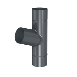 BRYZA STAL Trójnik rury spustowej 100 mm - ANTRACYT - RAL 7016